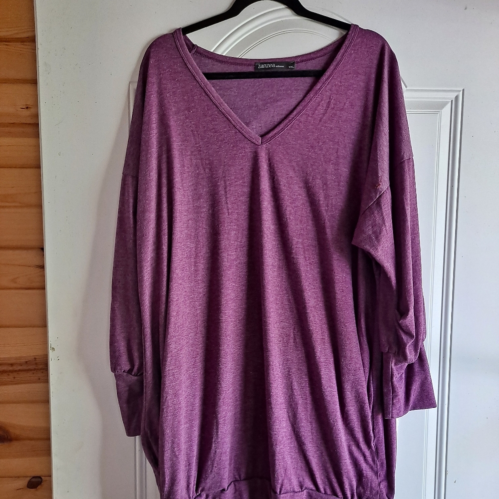 Plus size long sleeve sweatshirt